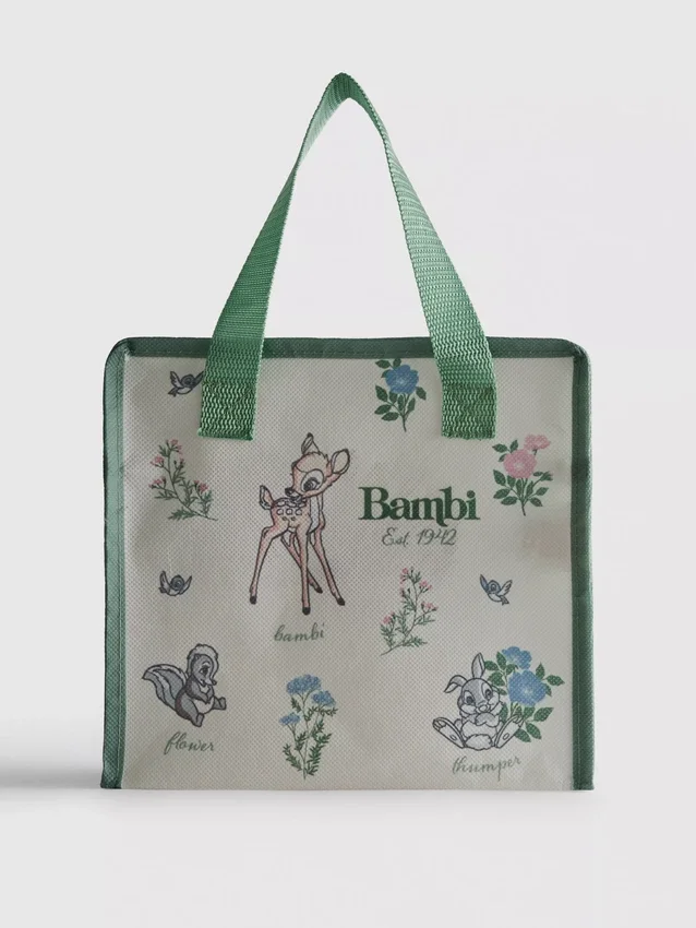 Čtvercová taška na oběd s motivem Bambi od Disneyho