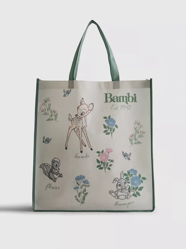 Velká opakovaně použitelná nákupní taška Disney Bambi