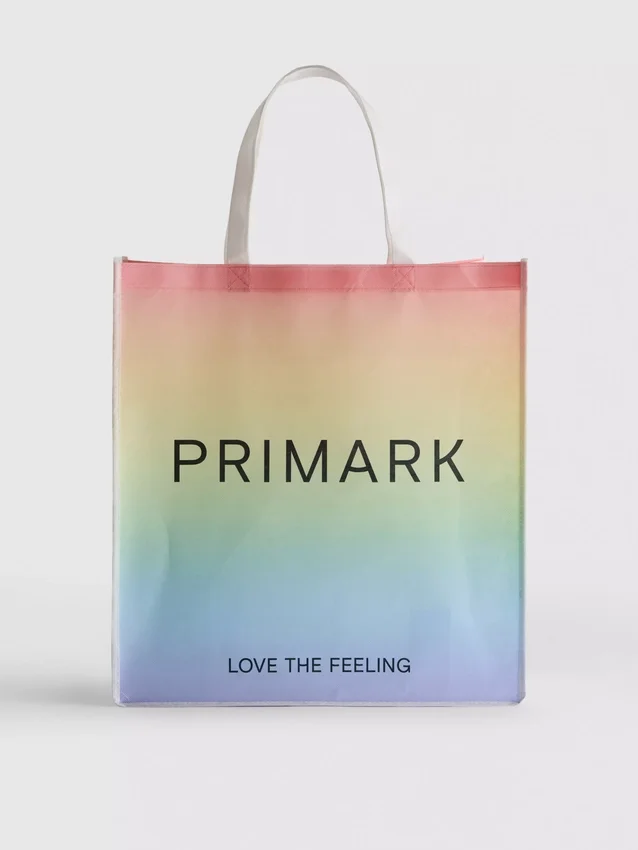 Velká opakovaně použitelná taška Primark Pride