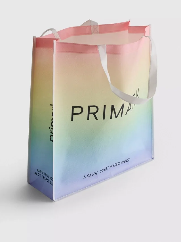 Velká opakovaně použitelná taška Primark Pride