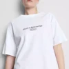Volné bavlněné tričko s potiskem
