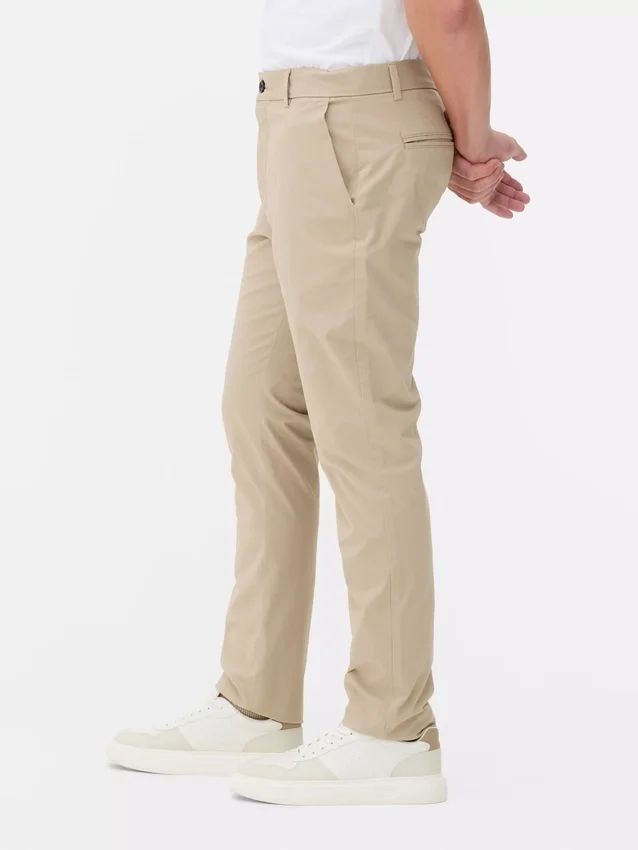 Úzké strečové chino kalhoty